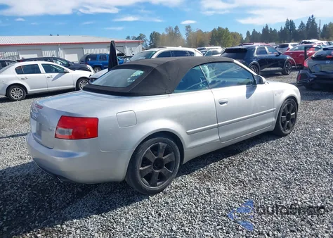 2005 Audi A4 1.8T from USA, damaged, VIN WAUAC48H35K001360
